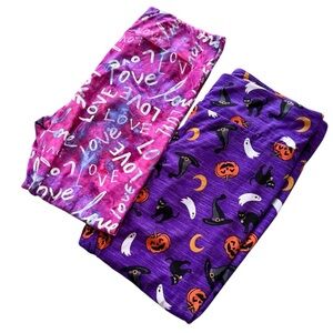 Terry & Sky Size 2X Halloween Leggings